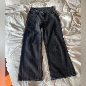 Women's Classic Black Straight Leg Jeans